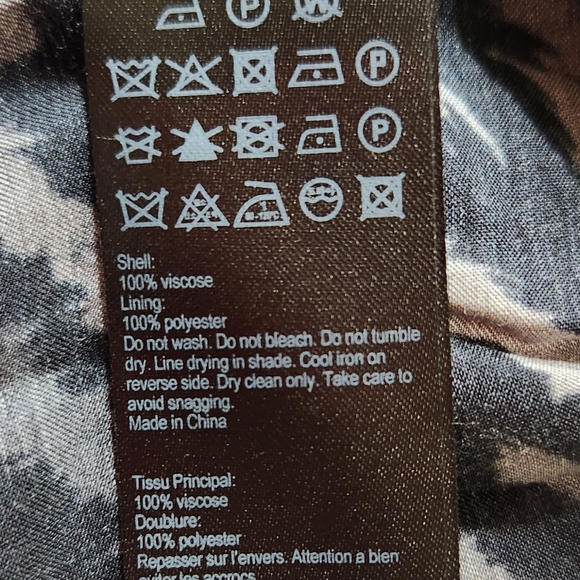 NWT ALLSAINTS Irina Remix Romper UK 10 / US 6 Gray Animal Print Wrap Front - Picture 15 of 16